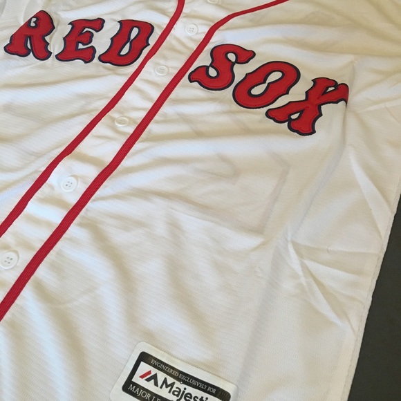 Boston Red Sox #28 J.D Martinez white jersey - Picture 3 of 4